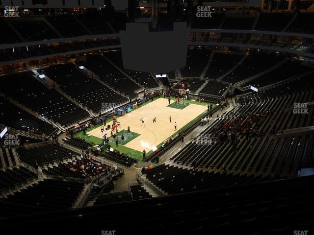 Seating view for Fiserv Forum Section 212