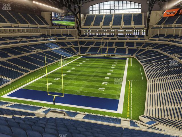 Seating view for Lucas Oil Stadium Section 451