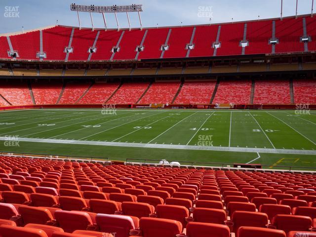 Seating view for GEHA Field at Arrowhead Stadium Section 118