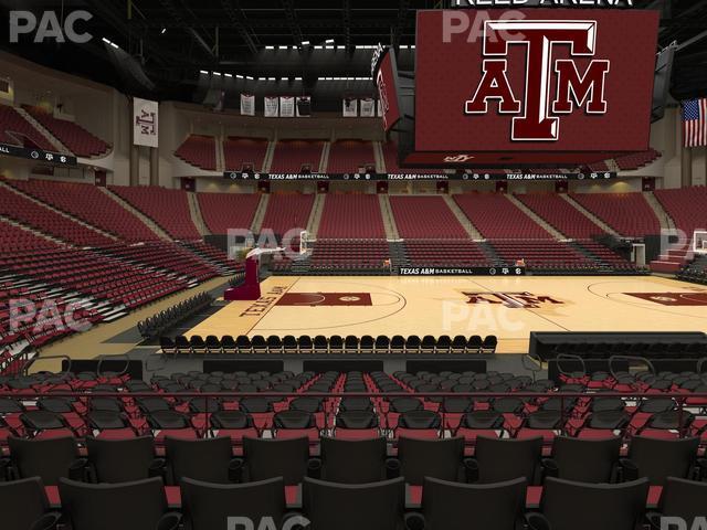 Seating view for Reed Arena Section 106