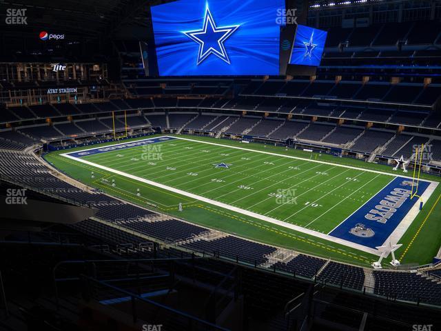 Seating view for AT&T Stadium Section Silver Suite 434