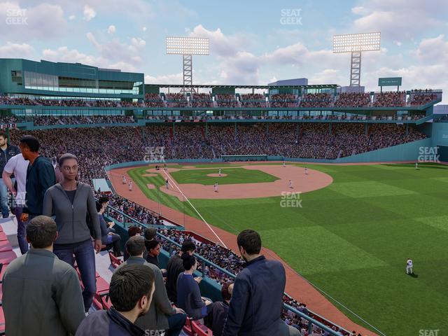 Seating view for Fenway Park Section Right Field Roof Box 37