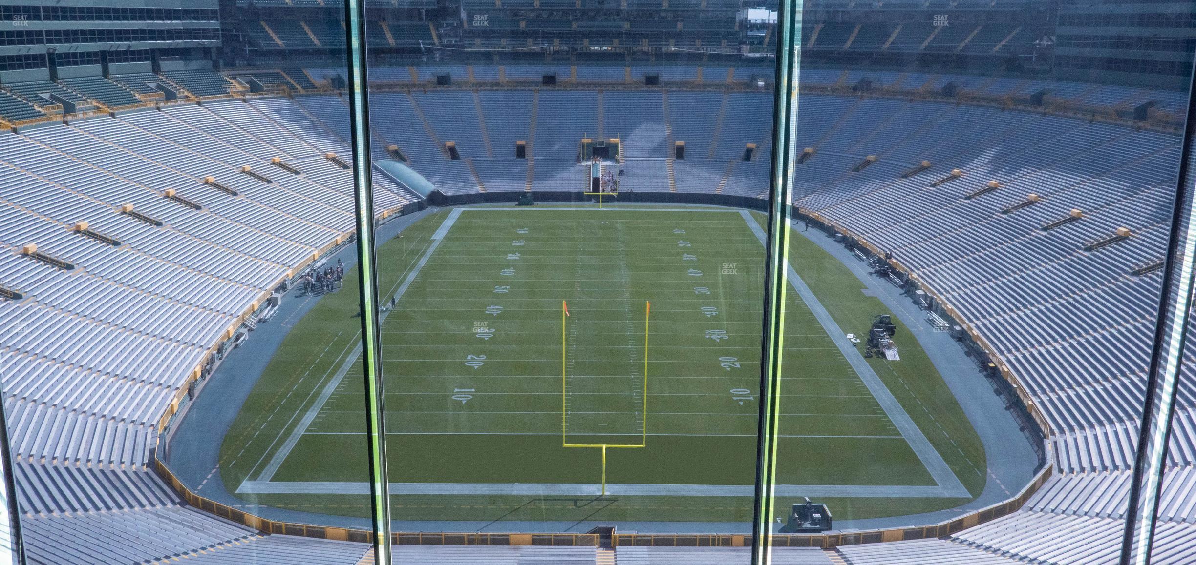 Seating view for Lambeau Field Section 682