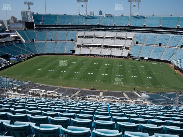 Seating view for EverBank Stadium Section 435