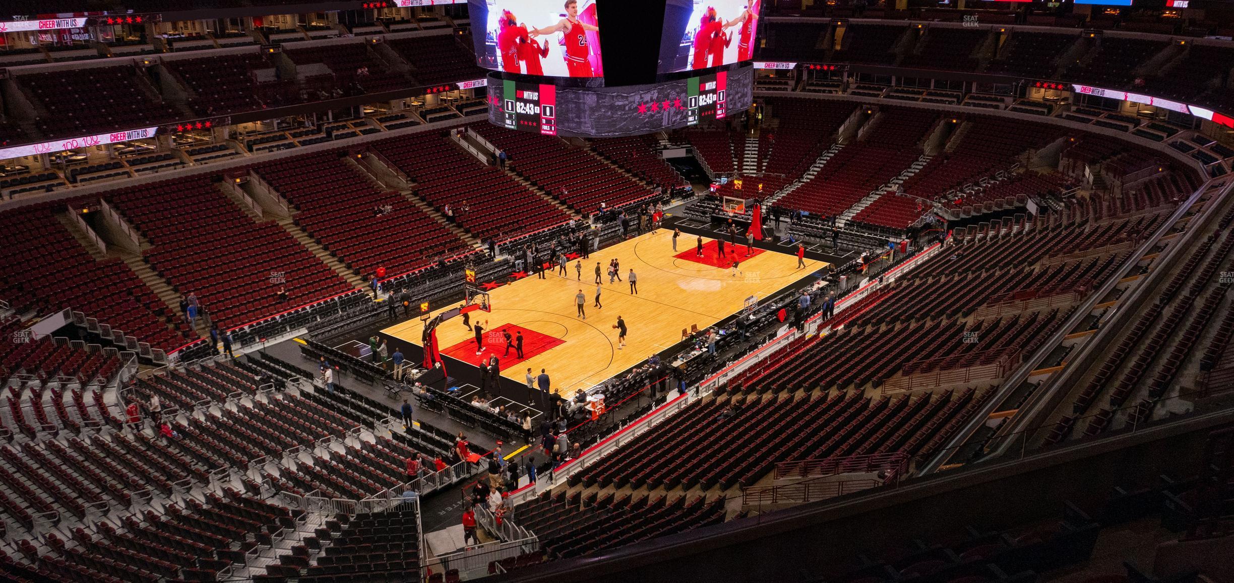 Seating view for United Center Section 305