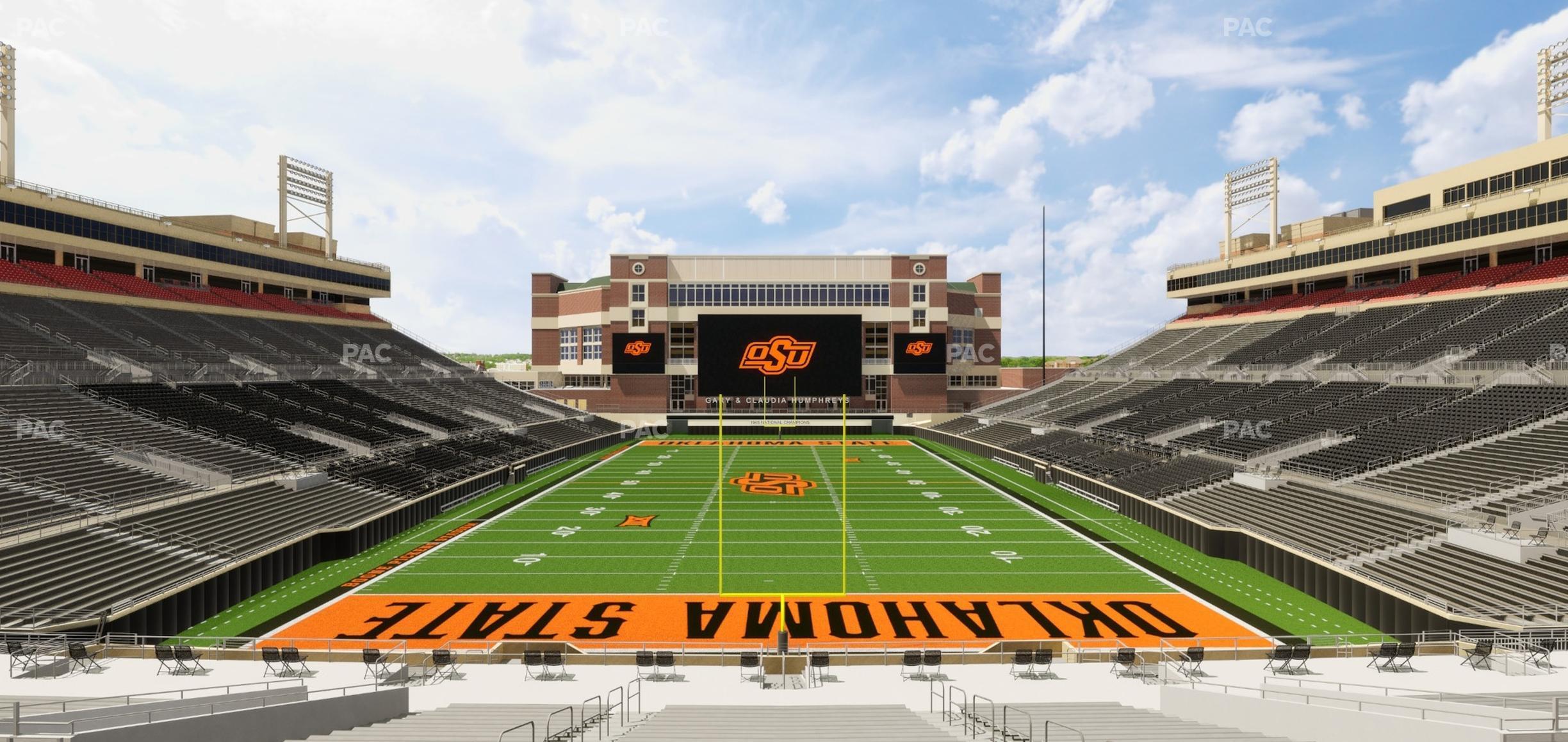 Seating view for Boone Pickens Stadium Section 121