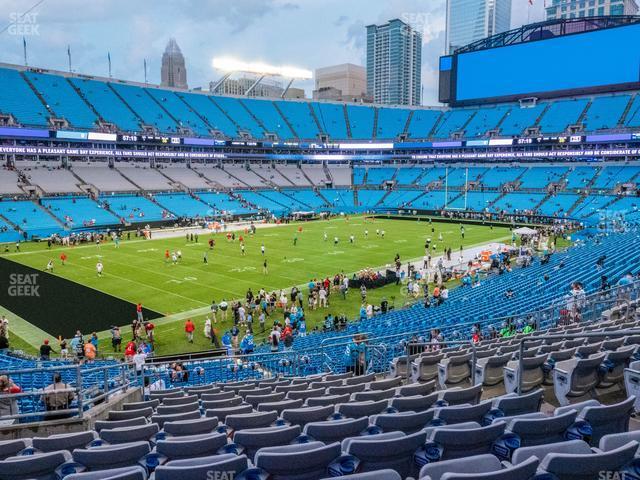 Seating view for Bank of America Stadium Section 350