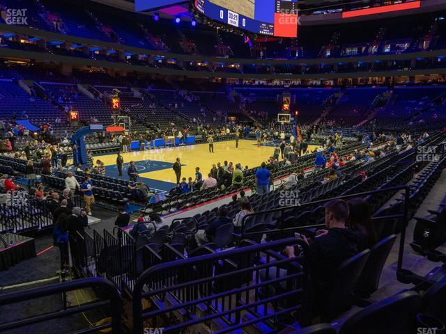 Seating view for Wells Fargo Center Section 110