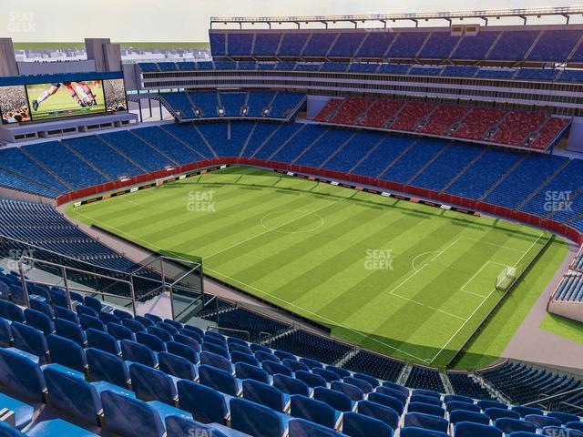 Seating view for Gillette Stadium Section 304