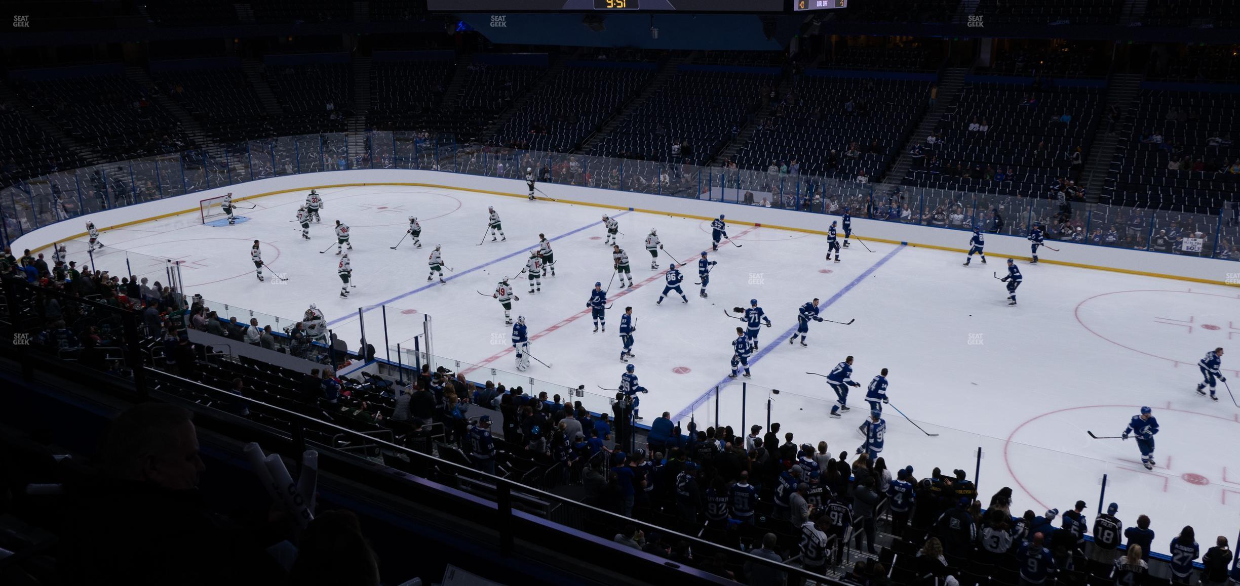 Seating view for Amalie Arena Section 229