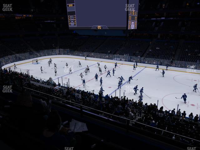 Seating view for Amalie Arena Section 229