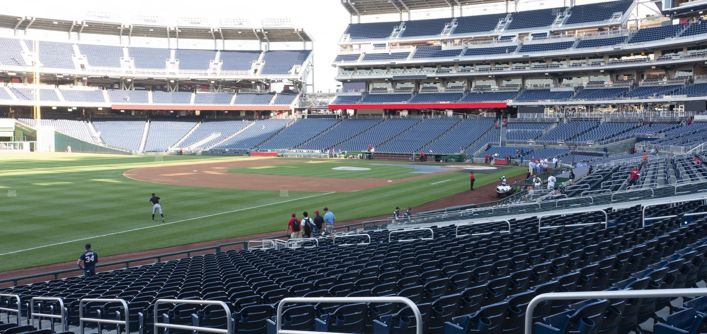 Seating view for Nationals Park Section 110