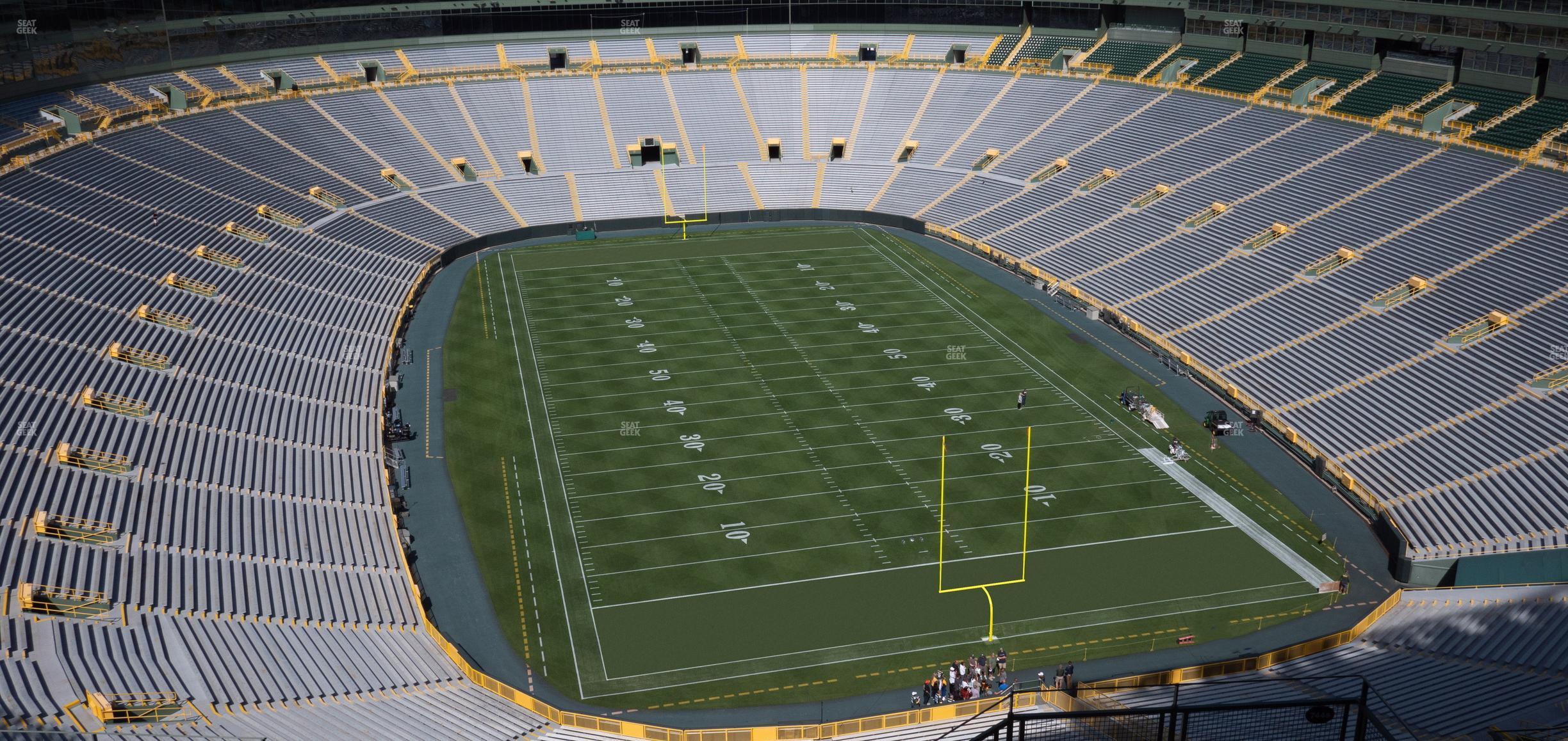 Seating view for Lambeau Field Section 744 S