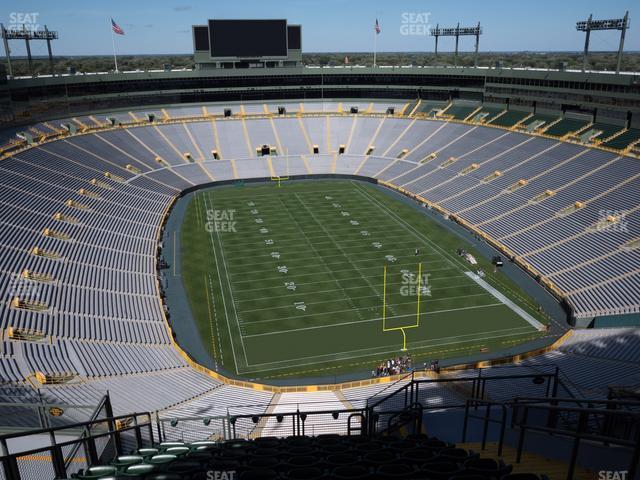 Seating view for Lambeau Field Section 744 S