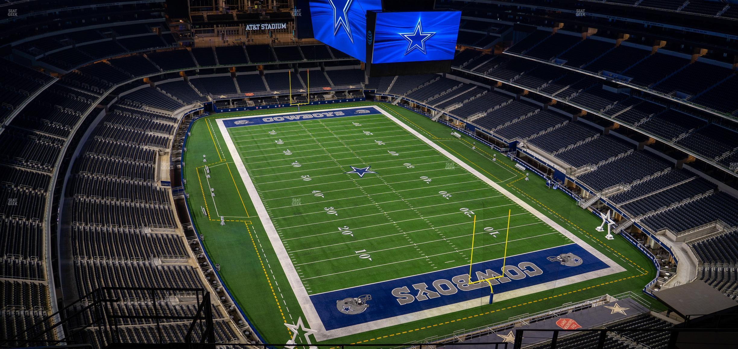 Seating view for AT&T Stadium Section 401