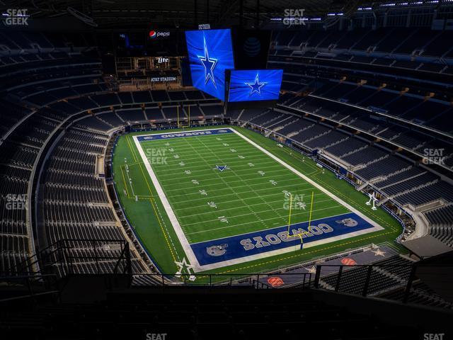 Seating view for AT&T Stadium Section 401