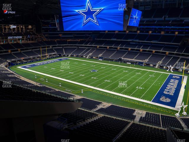 Seating view for AT&T Stadium Section Silver Suite 436