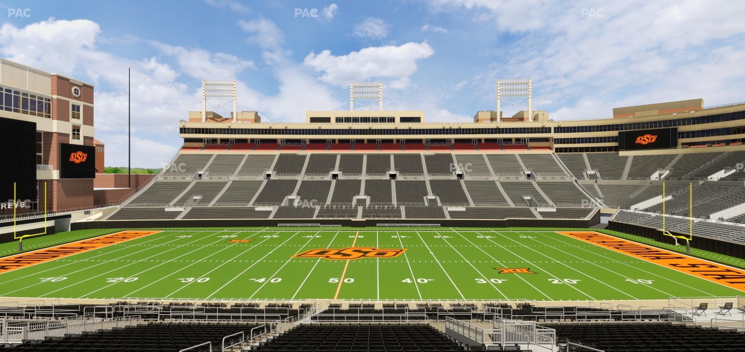 Seating view for Boone Pickens Stadium Section 135