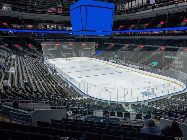 Seating view for Enterprise Center Section 112 Rinkside Club