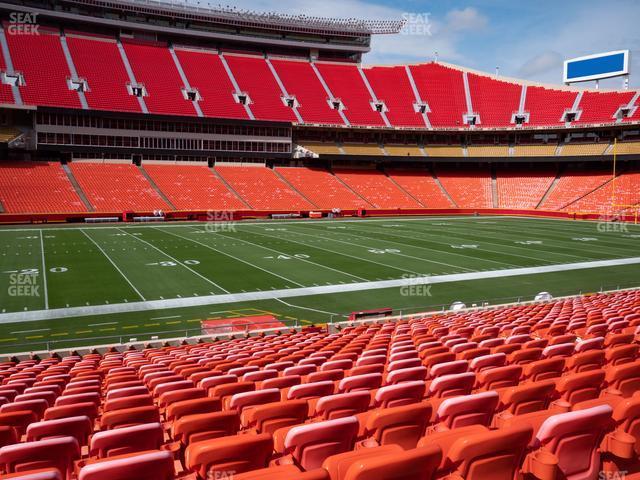 Seating view for GEHA Field at Arrowhead Stadium Section 103