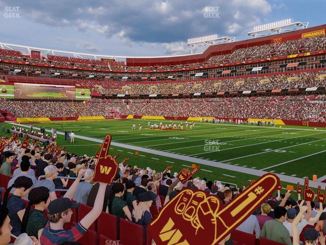 Seating view for Northwest Stadium Section 138