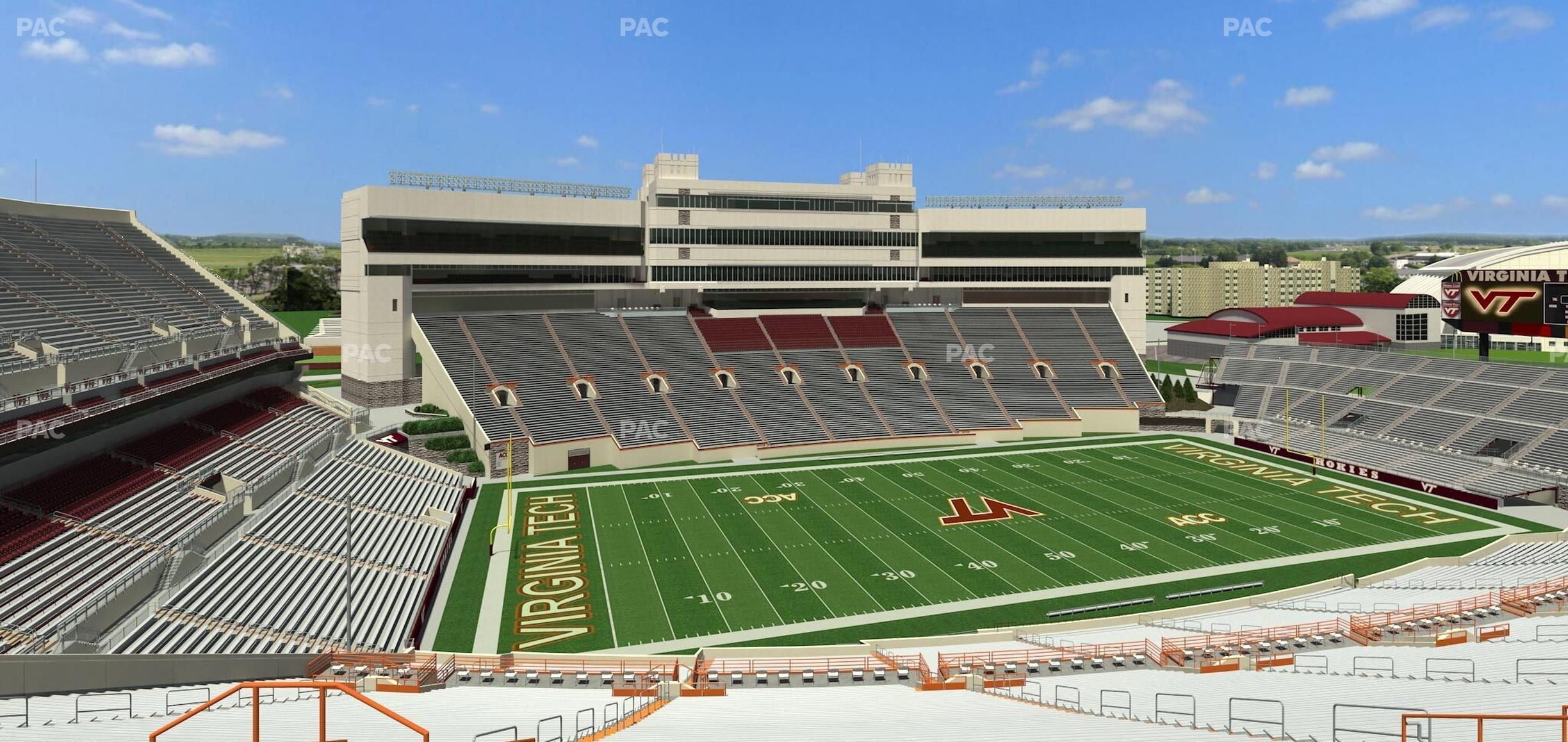 Seating view for Lane Stadium Section 234