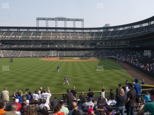 Seating view for Coors Field Section 152