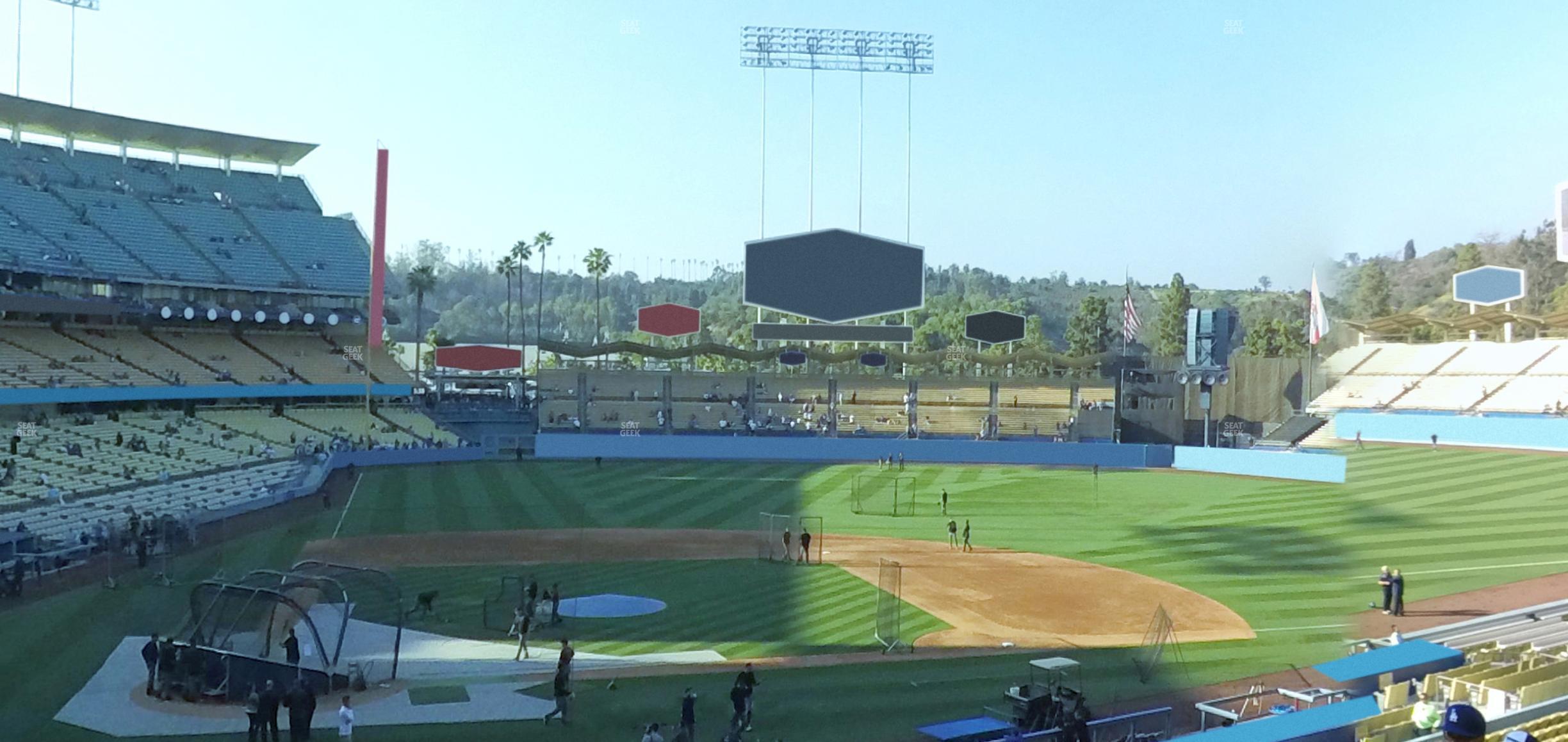 Seating view for Dodger Stadium Section 122 Lg