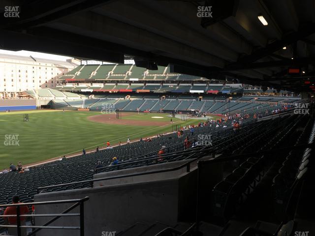 Seating view for Oriole Park at Camden Yards Section 71