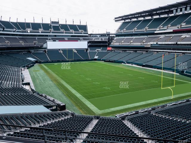 Seating view for Lincoln Financial Field Section Northeast Terrace 2