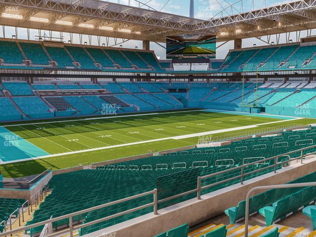 Seating view for Hard Rock Stadium Section 223