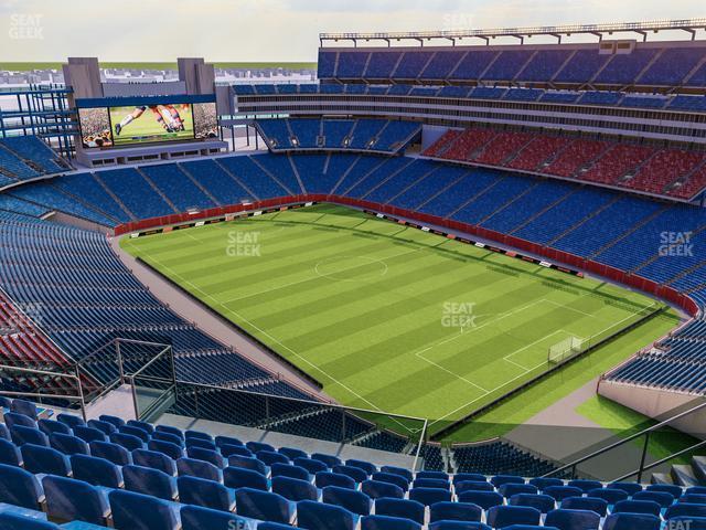 Seating view for Gillette Stadium Section 302