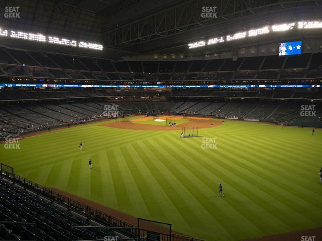 Seating view for Minute Maid Park Section Impact Networking Party Deck