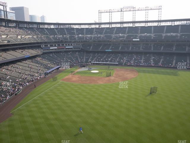 Seating view for Coors Field Section Lower 305