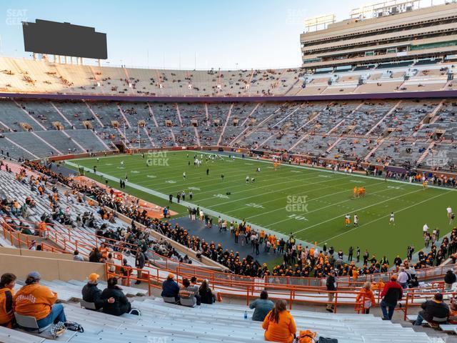 Seating view for Neyland Stadium Section Z 13