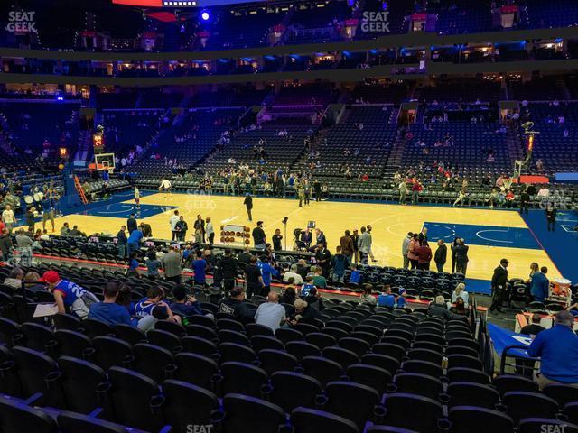 Seating view for Wells Fargo Center Section 102