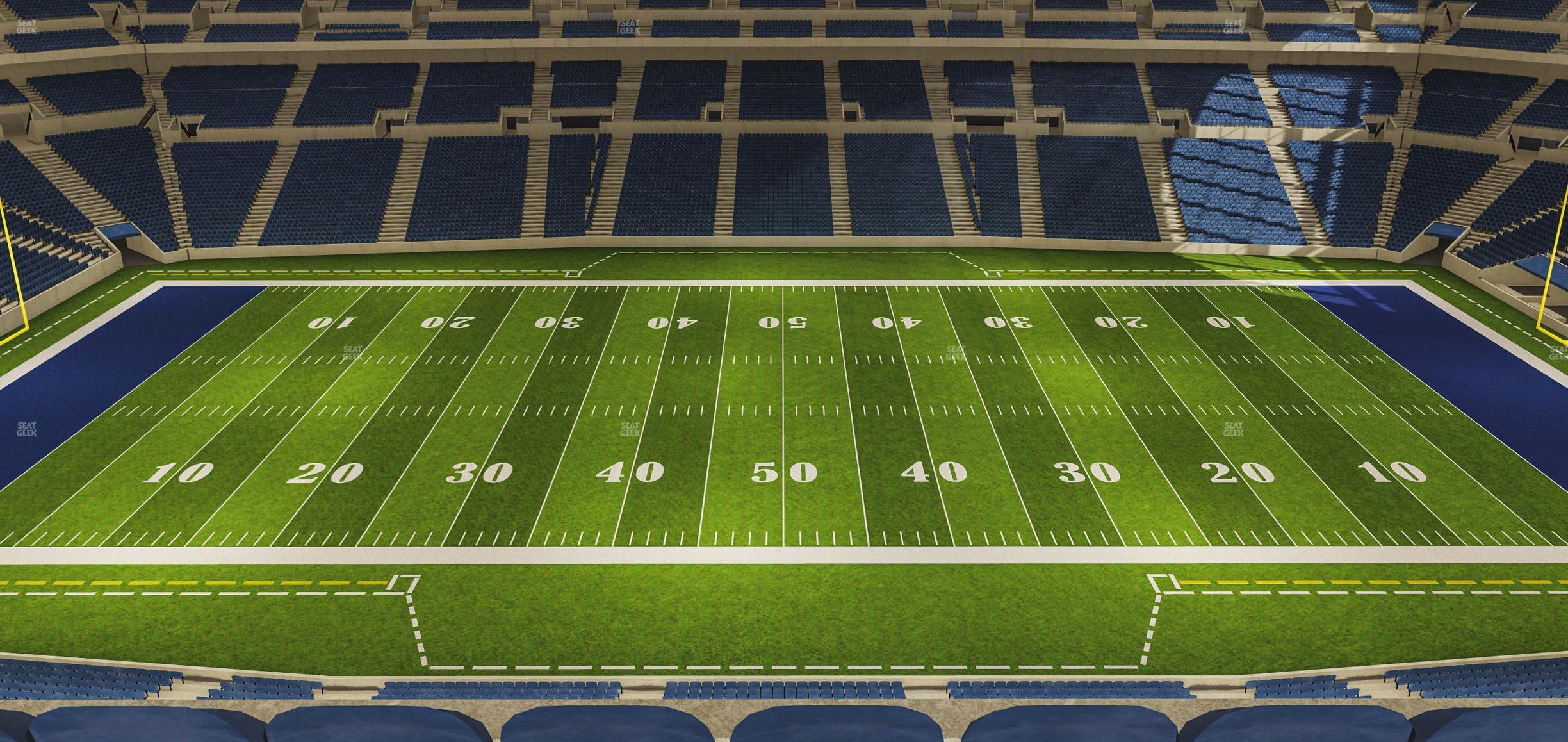 Seating view for Lucas Oil Stadium Section 540