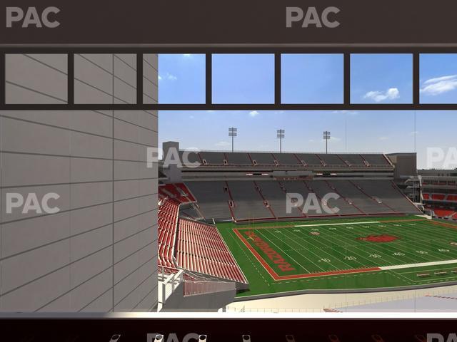 Seating view for Razorback Stadium Section 344