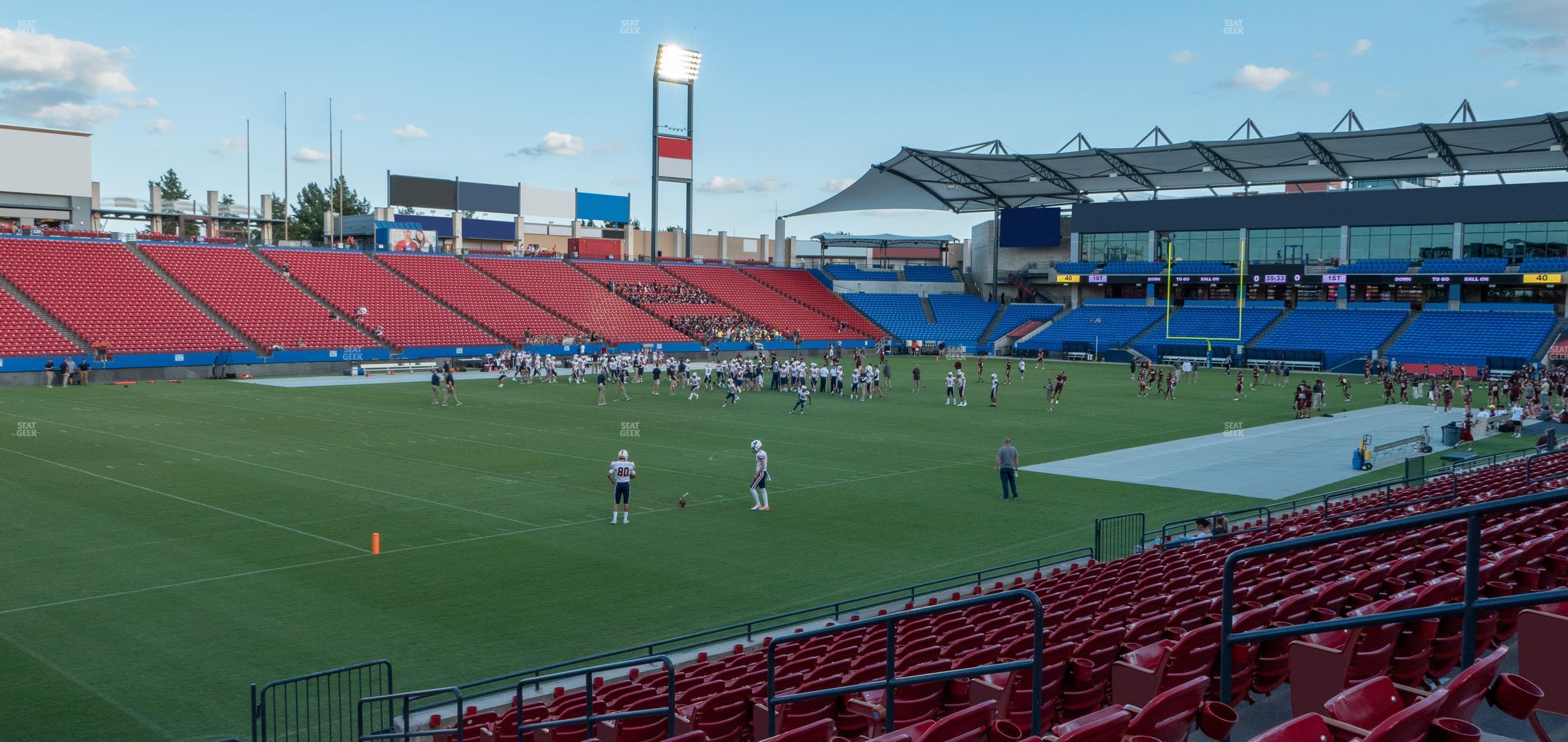 Seating view for Toyota Stadium Section 101