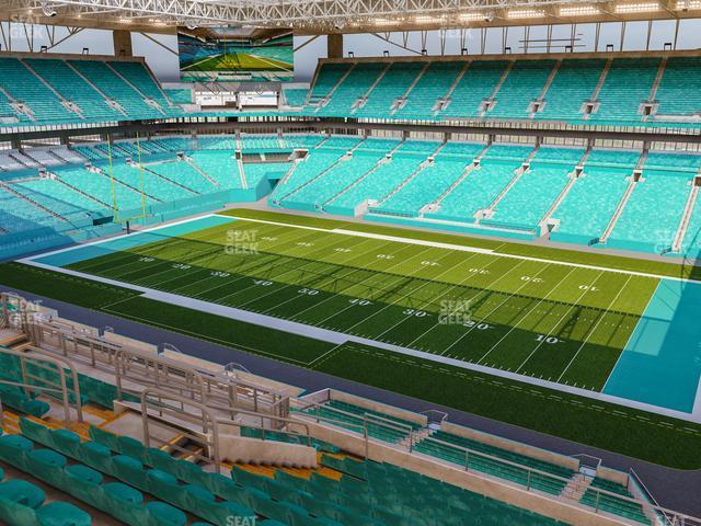 Seating view for Hard Rock Stadium Section 342