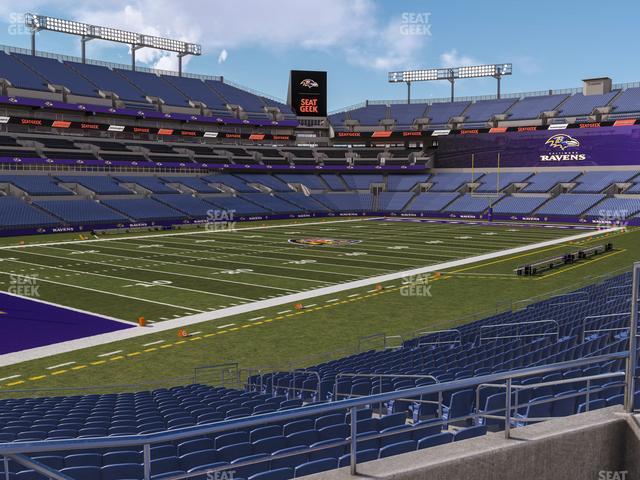 Seating view for M&T Bank Stadium Section 106