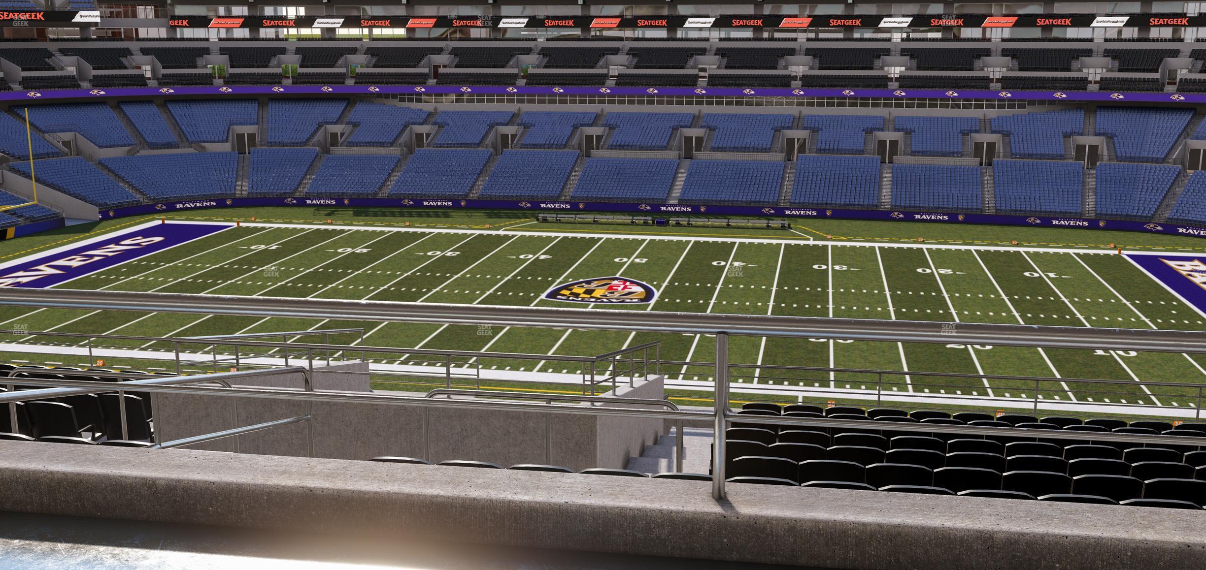 Seating view for M&T Bank Stadium Section Suite 316