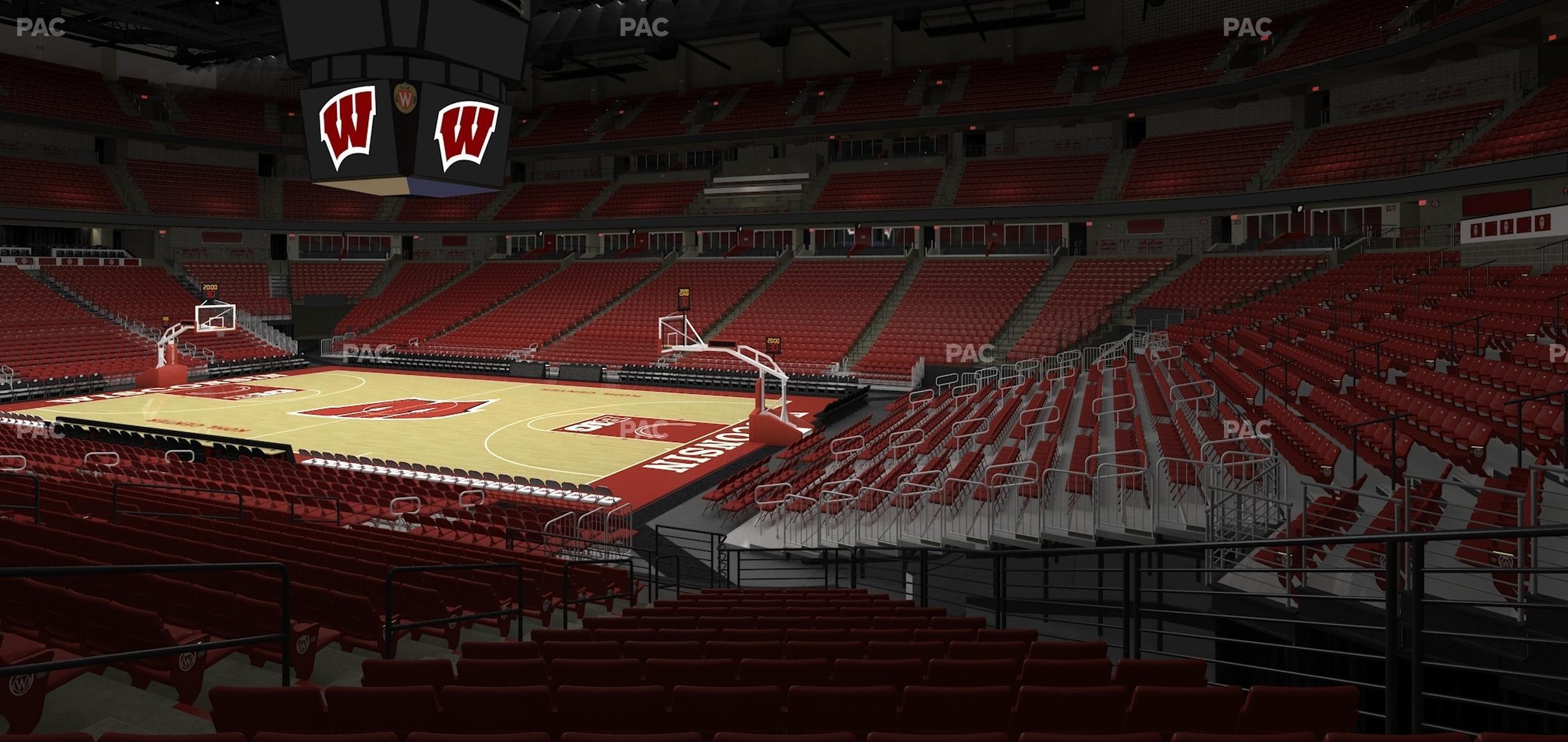 Seating view for Kohl Center Section 119