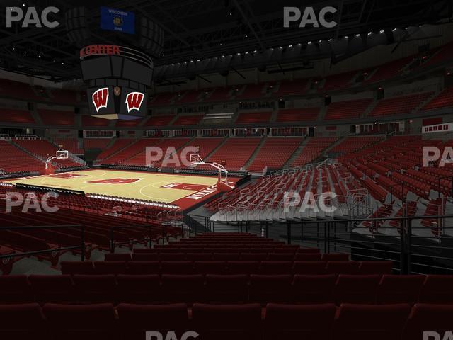 Seating view for Kohl Center Section 119