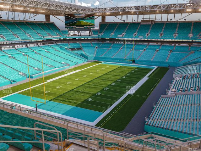 Seating view for Hard Rock Stadium Section 356