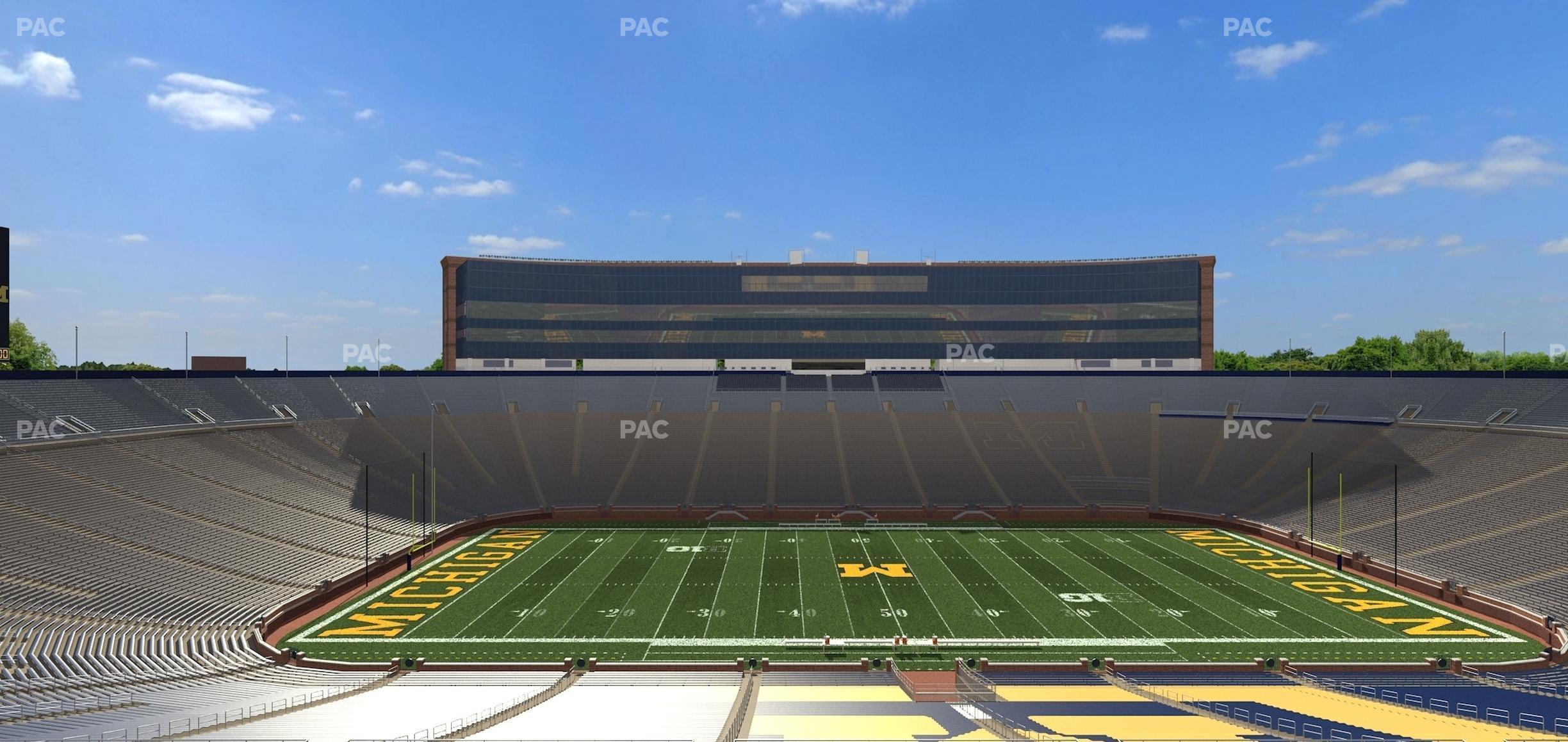 Seating view for Michigan Stadium Section 308