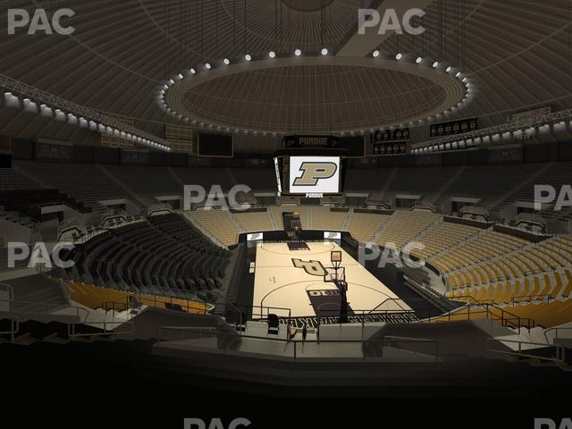 Seating view for Mackey Arena Section Upper 106