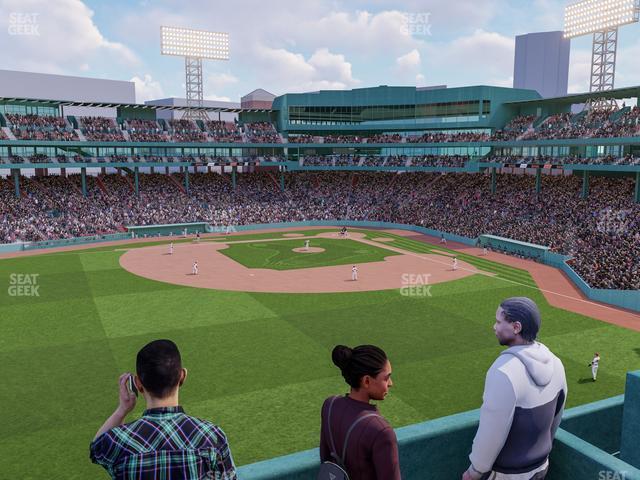 Seating view for Fenway Park Section Green Monster 8