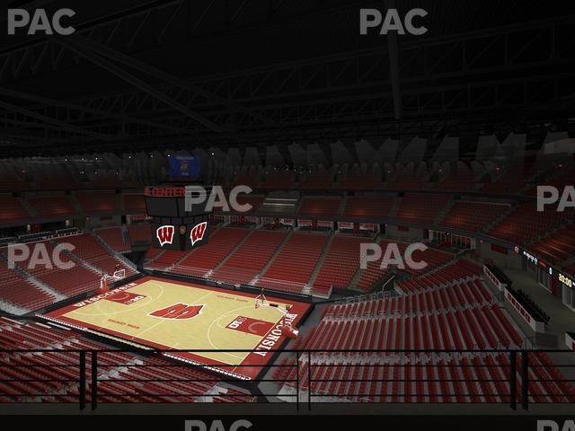 Seating view for Kohl Center Section 319