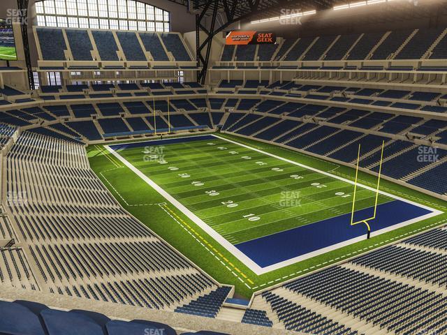 Seating view for Lucas Oil Stadium Section 504